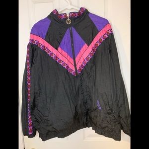 Adolfo Vintage Aztec Windbreaker